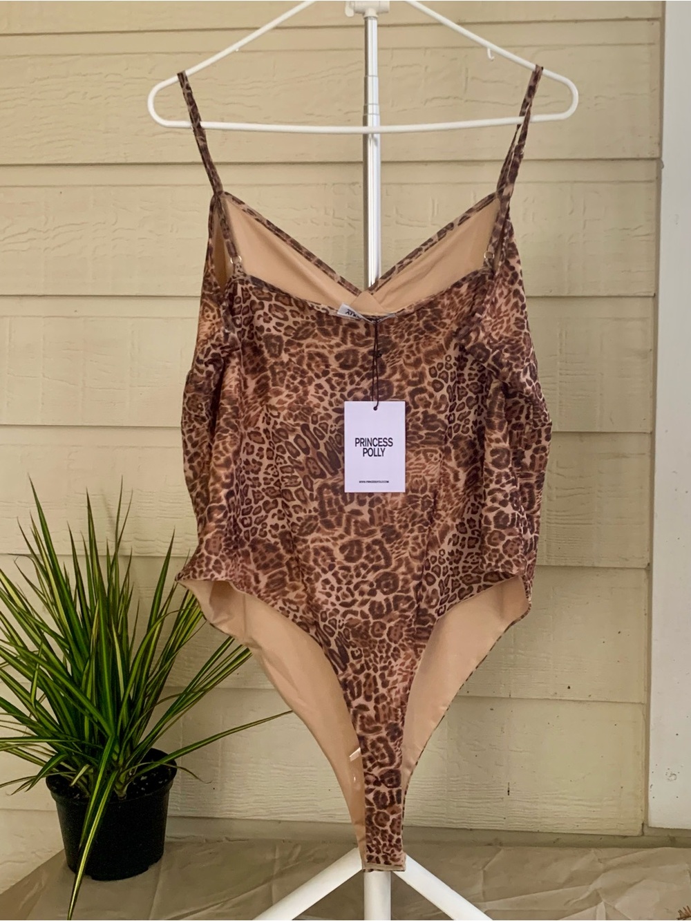 Princess Polly Leopard Print Brown & Tan Kids One-Piece